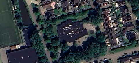 Luchtfoto Emmalaan Roelofarendsveen