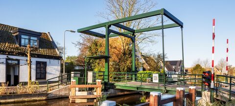 Foto van de brug in Bilderdam