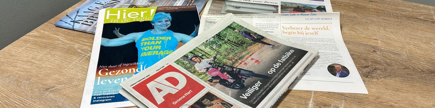 Foto van papieren media in Kaag en Braassem